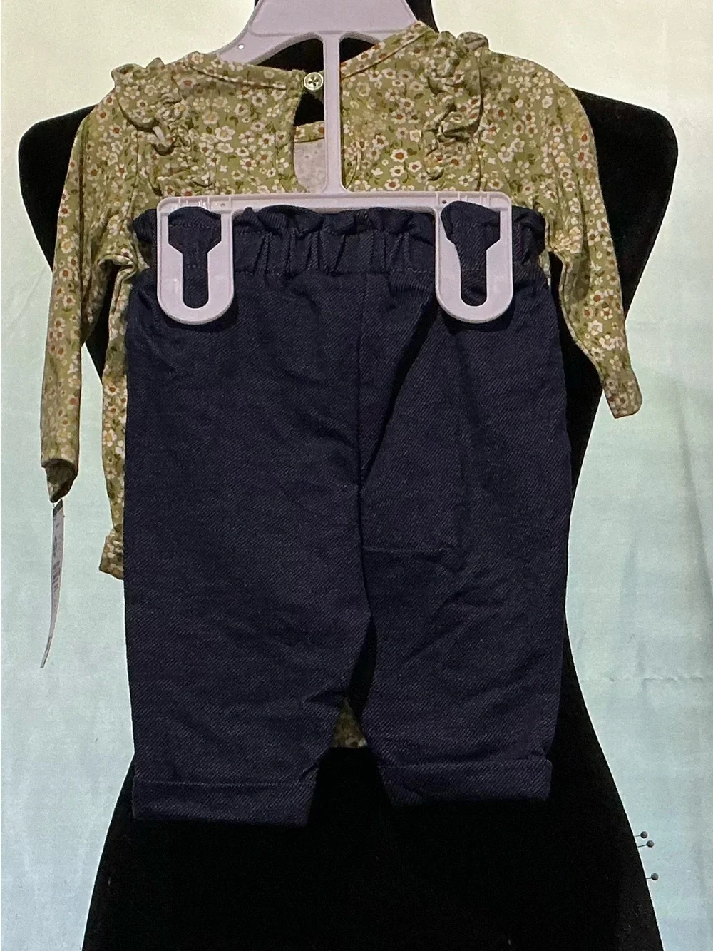 Carter's Navy Denim-Look Baby 2-Pack